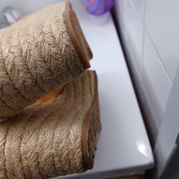 Authentic Jimmy Choo Wedge Sandals Mules Slide-ons - Picture 6 of 6